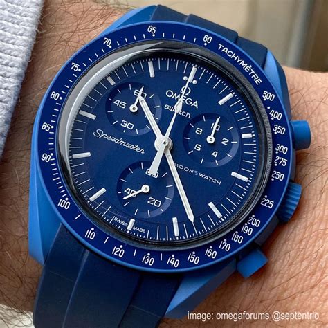 omega x swatch blue watch|omega moonwatch swatch.